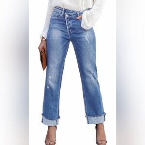 🆕Women's Light Distressed Jeans